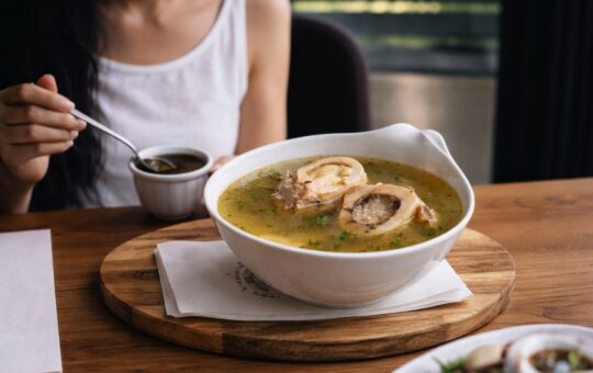 drinking bone broth daily