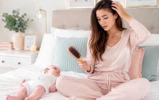 Postpartum hair loss tips