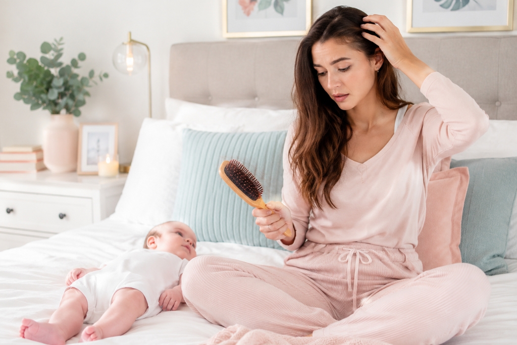 Postpartum hair loss tips