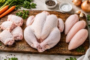 Freeze chicken safely