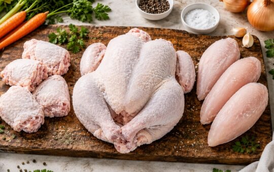 Freeze chicken safely