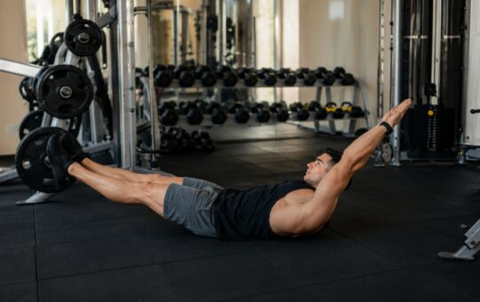 Hollow hold exercise